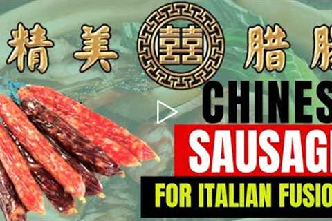 Chinese Sausage (Lap Cheong) Italian Fusion Cuisine | Must Watch!