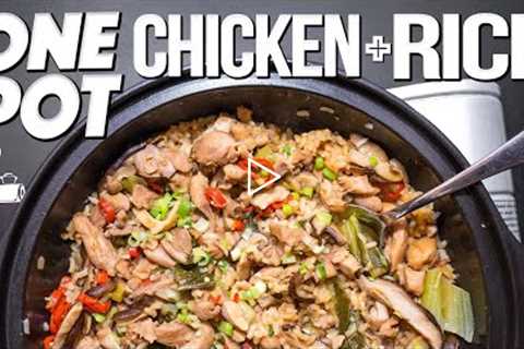 THE BEST ONE POT CHICKEN & RICE (ASIAN STYLE AND SO EASY TO MAKE!) | SAM THE COOKING GUY