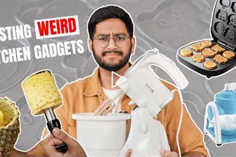 Testing WEIRD Kitchen Gadgets | DID THEY WORK😳 Amazon Baking Gadgets| Tested By Shivesh