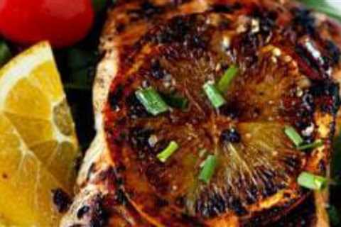 Orange Ginger Glazed Salmon