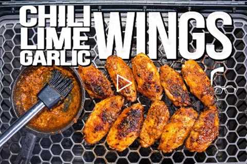 THE BEST CHILI LIME GARLIC WINGS | SAM THE COOKING GUY