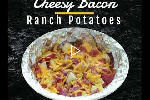 Slow Cooker Bacon Ranch Potatoes with Cheese | Crock Pot Cheesy Bacon Ranch Potatoes Recipe