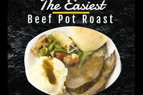 Easy Slow Cooker Beef Pot Roast Recipe | How to Make a Crock Pot Pot Roast Recipe the easy way.