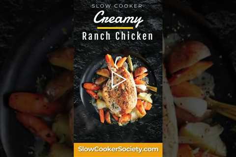 Slow Cooker Creamy Ranch Chicken Recipe | How to Make a Crock Pot  Creamy Ranch Chicken