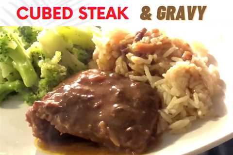Slow Cooker Cubed Steak & Gravy
