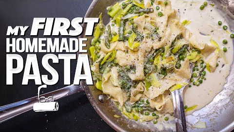 MY FIRST EVER HOMEMADE PASTA... | SAM THE COOKING GUY