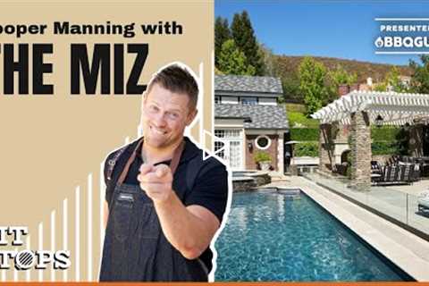 Mike “The Miz” Mizanin gives us a tour of his backyard | Pit Stops w/ Cooper Manning | BBQGuys