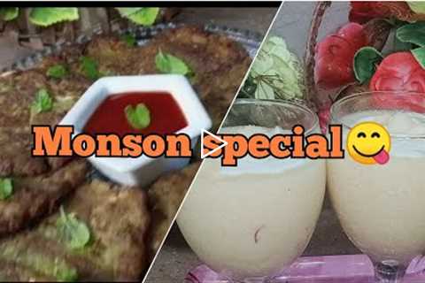 Monson Special Vegei Kabab || Mango Seasonal Drink