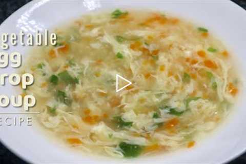 Easy VEGETABLE EGG DROP SOUP Recipe