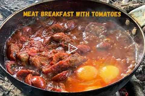 🔥15-minute Staple  Food: Tomato Egg Stir Fry Pork  🍅🍳!!!
