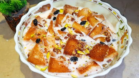 Quick Bread Dessert Recipe | Indian Sweets Recipe | kitchen foodies