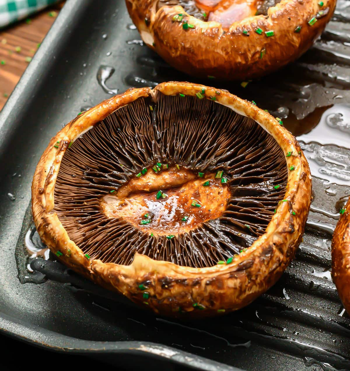 How to Grill Portobello Mushroom Caps