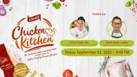 Cook's Chicken Kitchen Class with Chef Ryan Lastra and Chef Paulo Sia