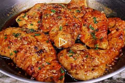 Quick and Easy Garlic Butter chicken Breast Recipe | Delicious Easy Dinner