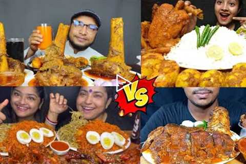 ASMR EATING SPICY CHICKEN BIRIYANI, CHICKEN CURRY, EGGS | BEST INDIAN FOOD MUKBANG |FOOD is Manu|