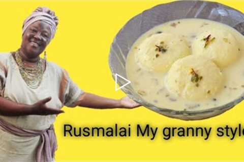 How To Make Rusmalai With My Granny Style||It's easy nai Perfect Recipe