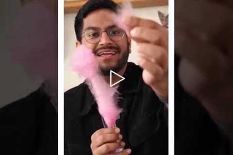 ₹1500 COTTON CANDY MAKER REVIEW | DOES IT WORK? AMAZON KITCHEN FINDS| ONLINE SHOPPING #shorts