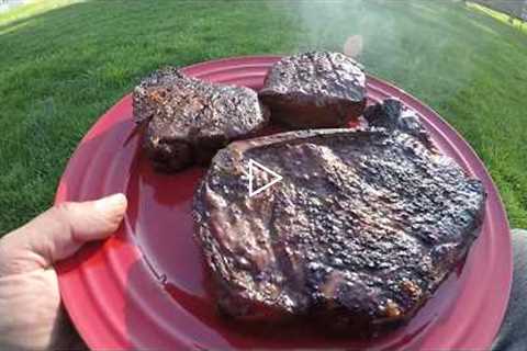 How to GRILL the PERFECT STEAK on a cheap CHARCOAL grill