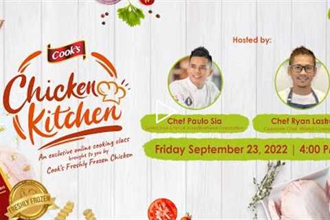 Cook's Chicken Kitchen Class with Chef Ryan Lastra and Chef Paulo Sia
