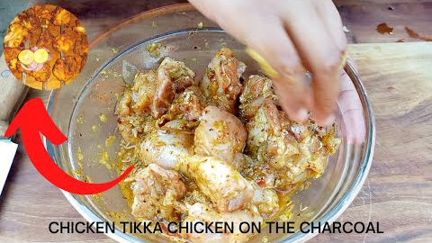 CHICKEN TIKKA | CHICKEN ON THE CHARCOAL | Mrs Ahmed 34