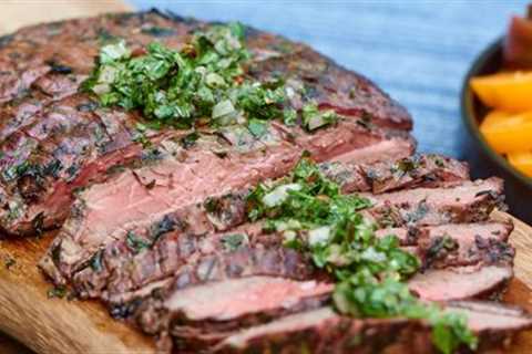 Grilling Flank Steak on a Weber Grill