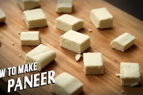 How To Make Paneer At Home | Homemade Paneer - Ruchi Bharani | Basic Cooking