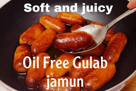 Gulab jamun in airfryer l how to make perfect, soft and juicy gulab jamun in air fryer
