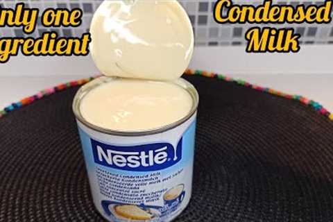 IF YOU HAVE CONDENSED MILK TRY THIS RECIPE WITH ME!!! ONLY ONE INGREDIENT RECIPE