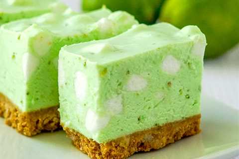 Lime Chiffon Squares