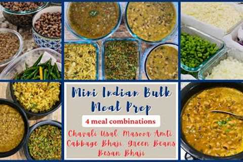 Indian Meal Prep: Mini Bulk - Meal Prep Recipes (Subzis and Daals)