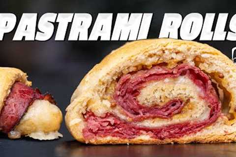 CHEESY PASTRAMI CROISSANT ROLLS (SO EASY, SO GOOD!) | SAM THE COOKING GUY