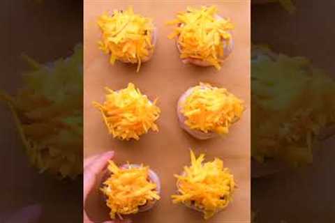 Cheesy Stuffed Potatoes Recipe #shorts