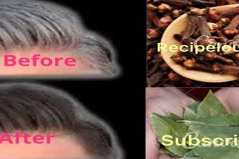White hair to black hair naturally|Natural Home Remedies|Hair Care Tips.