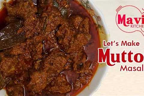 Mutton Masala Restaurant Style | Full Recipe | Maviz Kitchen