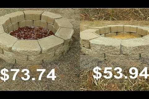 How To Build A Fire Pit Under $60 Easy Simple