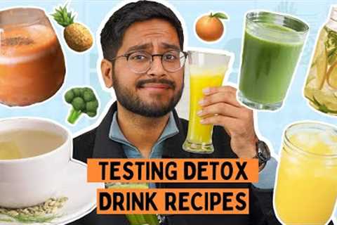 OMG😂 TESTING DETOX DRINK RECIPES 🤢 DO THEY TASTE GOOD? Viral Detox Drink Recipes