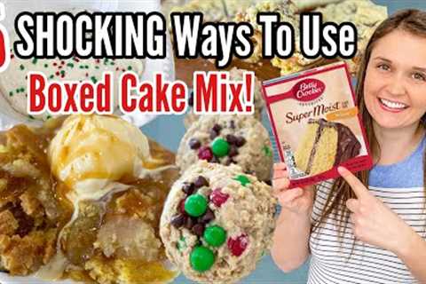 5 Brilliant Recipes Using Boxed Cake Mix | EASY & Tasty Ways To Upgrade Box Cake Mix | Julia..