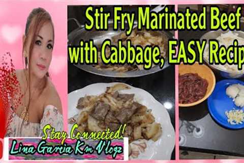 Marinated beef stir fry with Cabbage Simply Delicious Recipes