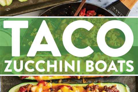 Taco Zucchini Boats