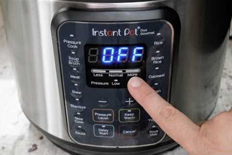 Less, Normal, More... What the Heck?! // Instant Pot 101