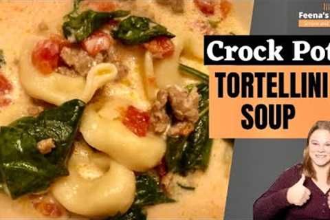 Crock Pot Tortellini Soup - A Must Try and Super Simple Recipe!
