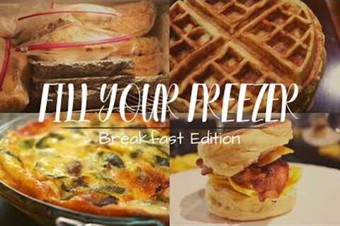 Batch Cooking FREEZER MEALS: Breakfast Edition | Easy + Delicious