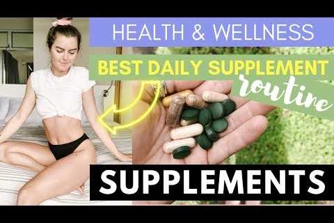 Supplements For Health | Our Daily Supplement Routine | Best Vegan + Organic Supplements