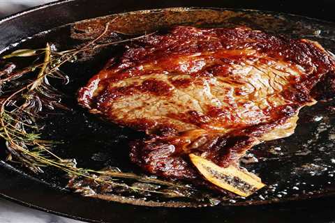 Grilling Steak on a Cast Iron Skillet