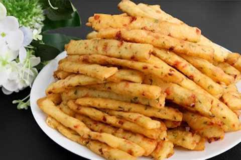 When you have 3 potatoes, make these crispy potato sticks! so delicious  that I cook almost everyday