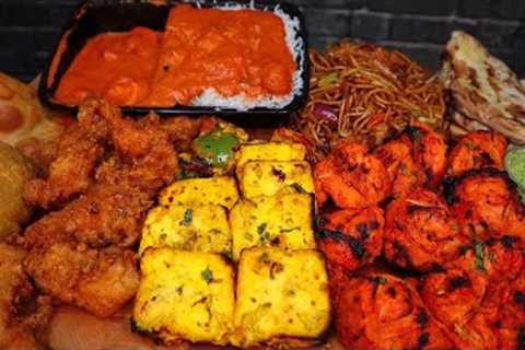 ASMR EATING INDIAN FOOD MUKBANG