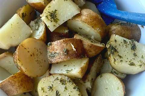 MICROWAVE PARSLEY POTATOES