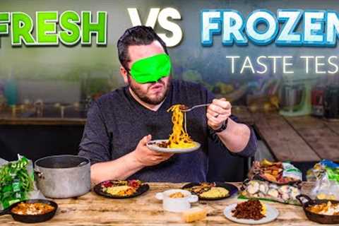 Blind Tasting FRESH vs FROZEN Ingredients | Where Best to Spend Your Money? | Sorted Food