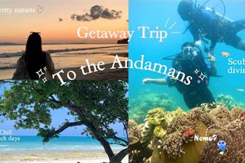 Getaway trip | A week in the Andamans 🏝️🌊 | beach days, scuba diving, pretty sunsets