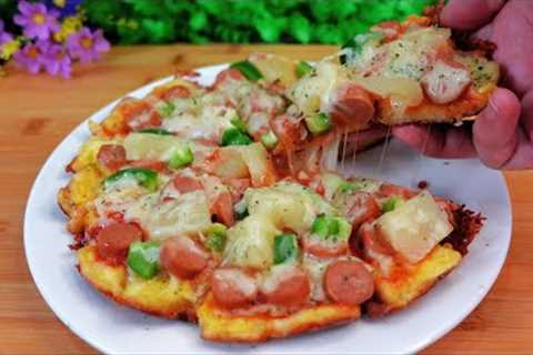 Bread pizza❗️ Easy and quick recipe for the whole family!